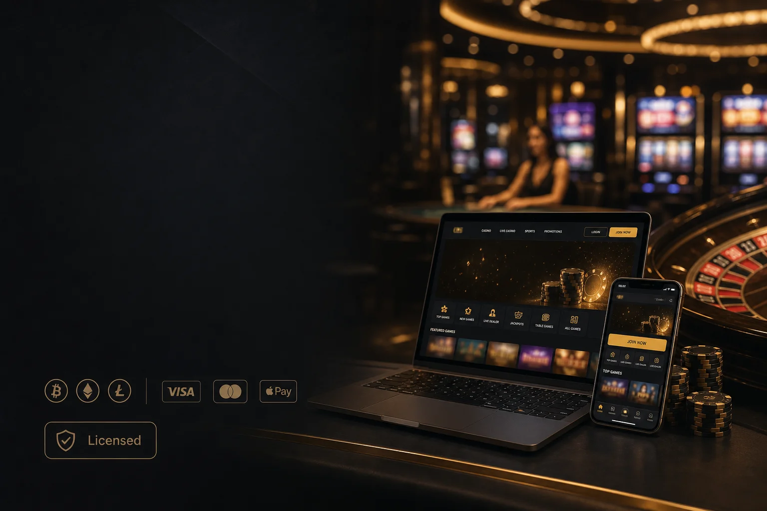 Caswino — casino lobby